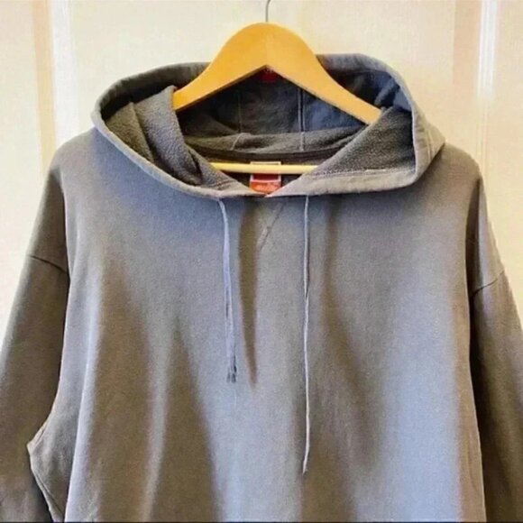 Tommy Hilfiger Sweatshirt Hoodie Pullover Red Label Premium Vintage Grey Size XL - Picture 5 of 16